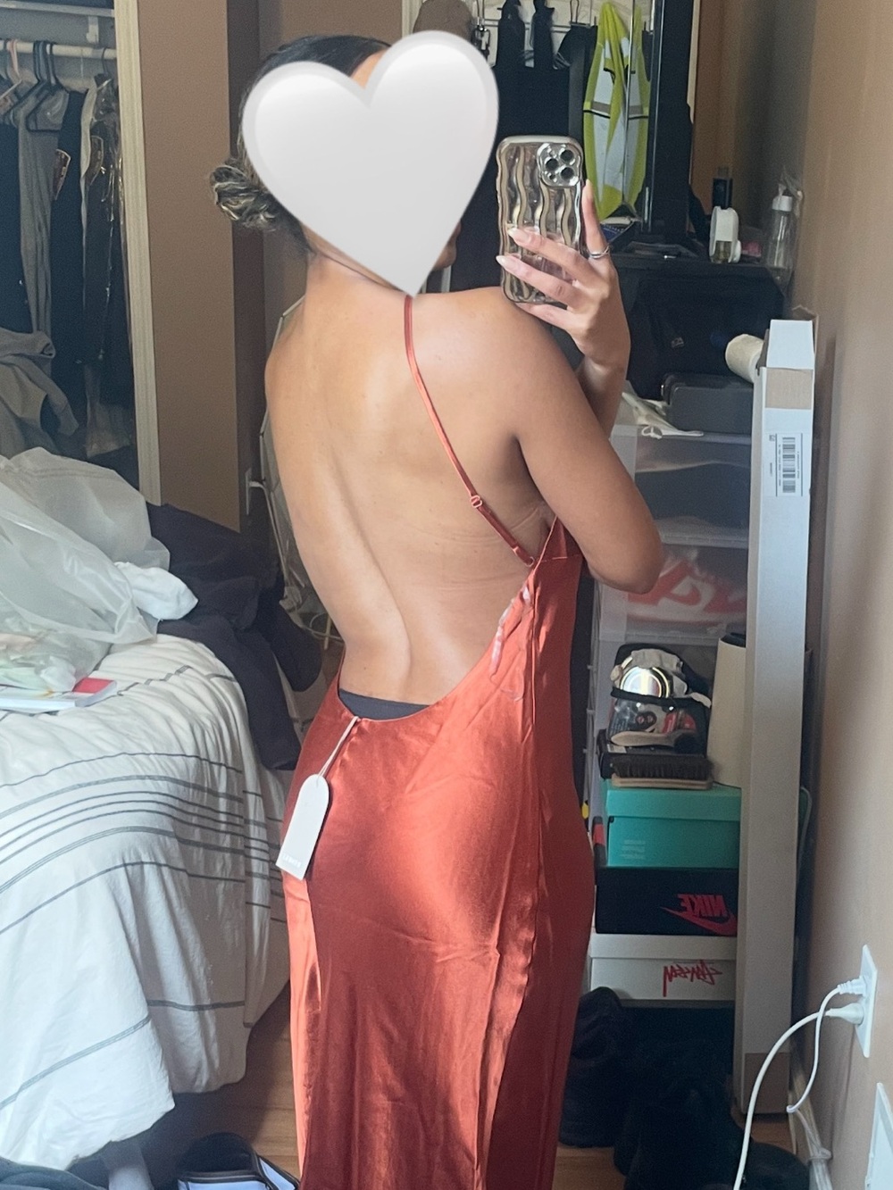 Meski lucia satin cut out maxi dress - Picture 7 of 7